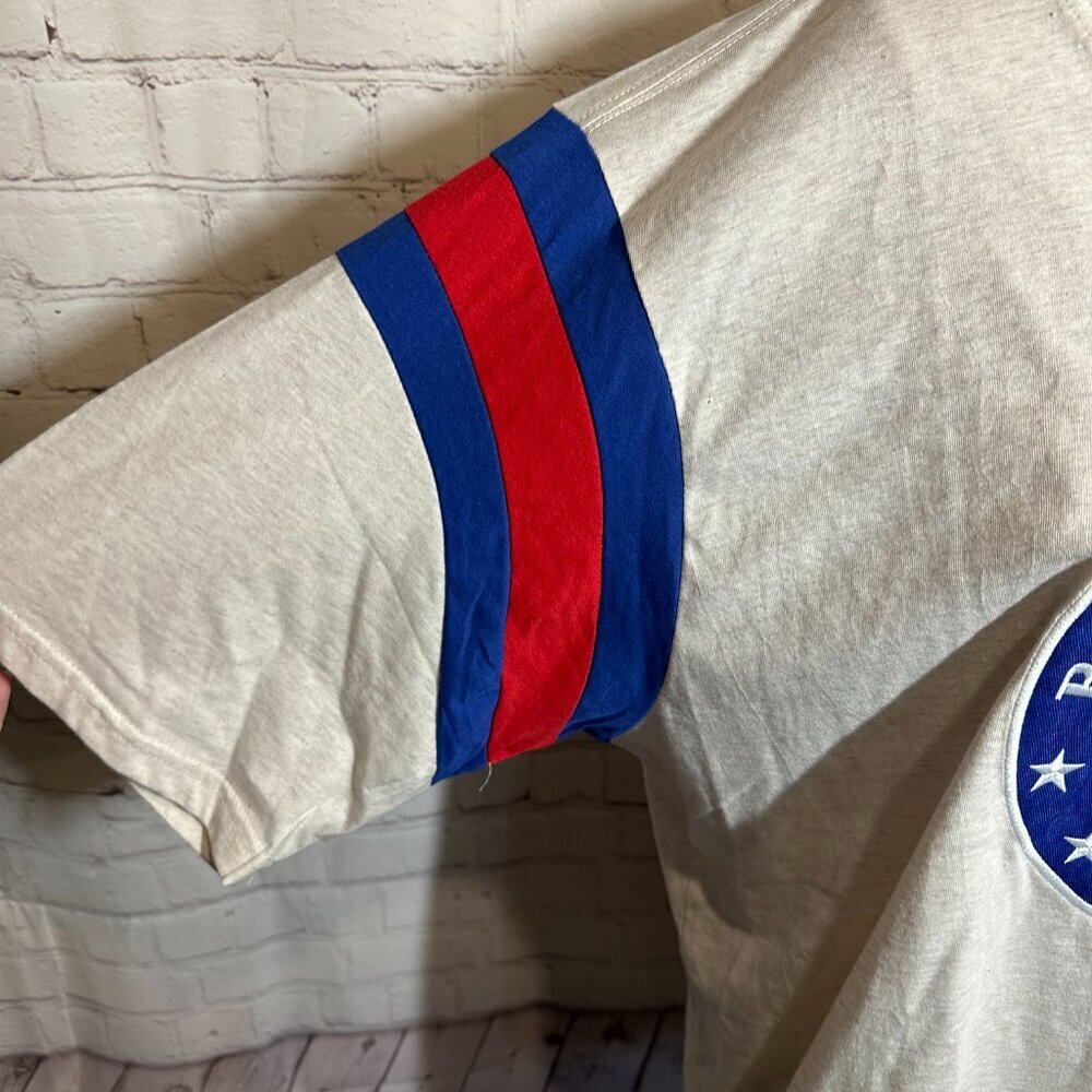 NWT Philadelphia 76ers Ultra Game NBA S/S Way Back T shirt size XL Cream - Picture 4 of 7